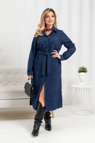 Платье А-2801 синий пион