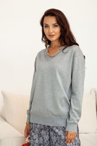 Джемпер Д-2517 серый