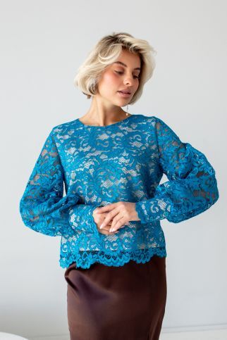 Блузка РБ-1147 морская волна
