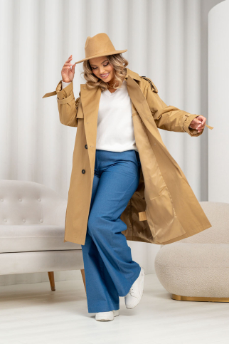 Тренчкот К-23802 песок