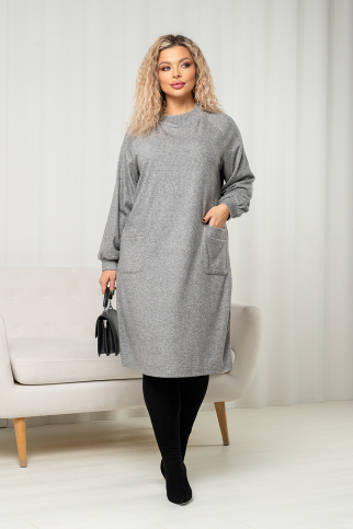 Платье А-367-1 серый