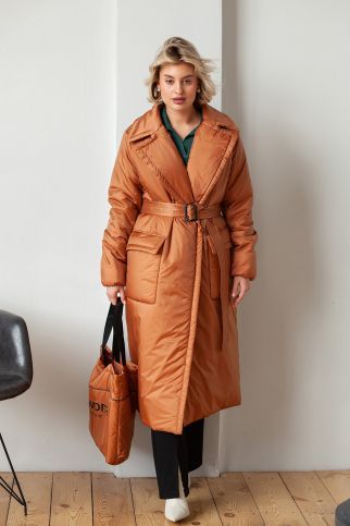 Тренчкот К-73093 карамель
