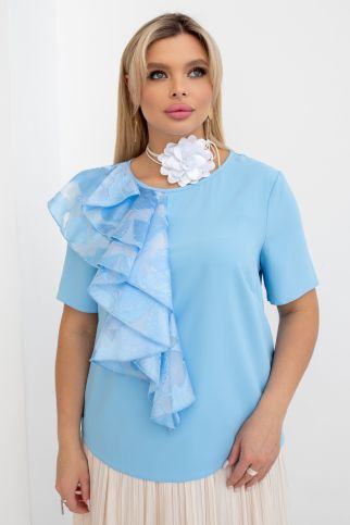 Блузка ТБ-96-1 голубой