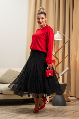 Юбка ТЮ-19 горох