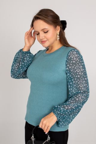 Джемпер АА-34 бирюза