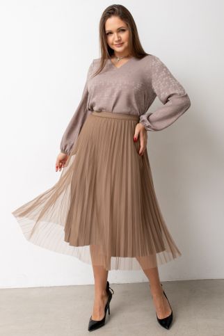 Юбка МЮ-8961 капучино