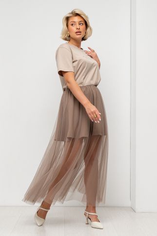 Юбка МЮ-2432 капучино