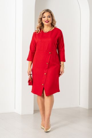 Платье А-364 красный