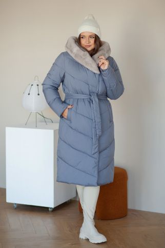 Полупальто К-73335 графит