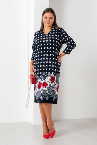 Платье А-361-1 красный