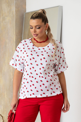 Блузка ТБ-43м клубника