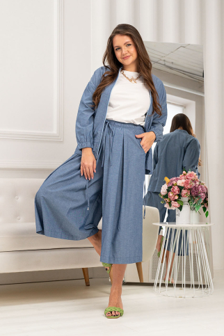 Юбка-Брюки ТЮ-17 синий