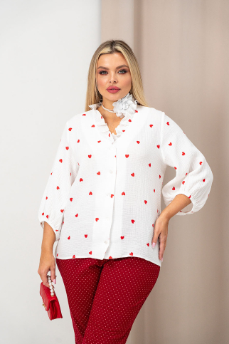 Блузка ТБ-119 сердечки
